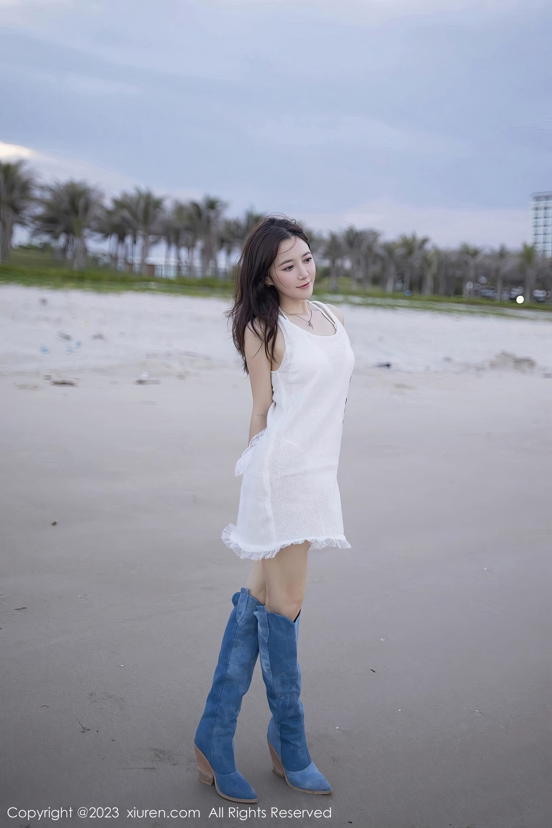 鱼子酱Fish - 比基尼+白裙巴厘岛旅拍