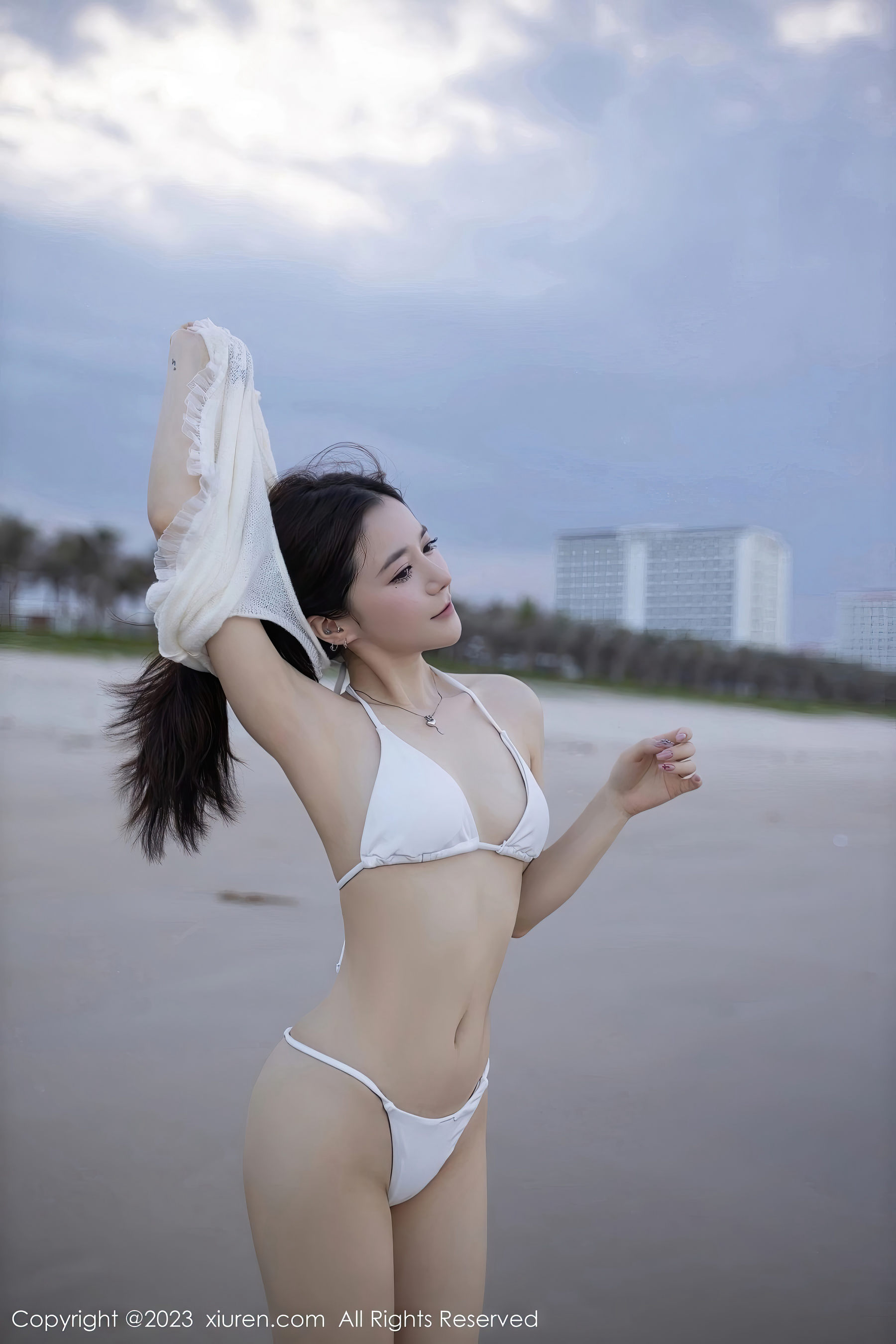 鱼子酱Fish - 比基尼+白裙巴厘岛旅拍