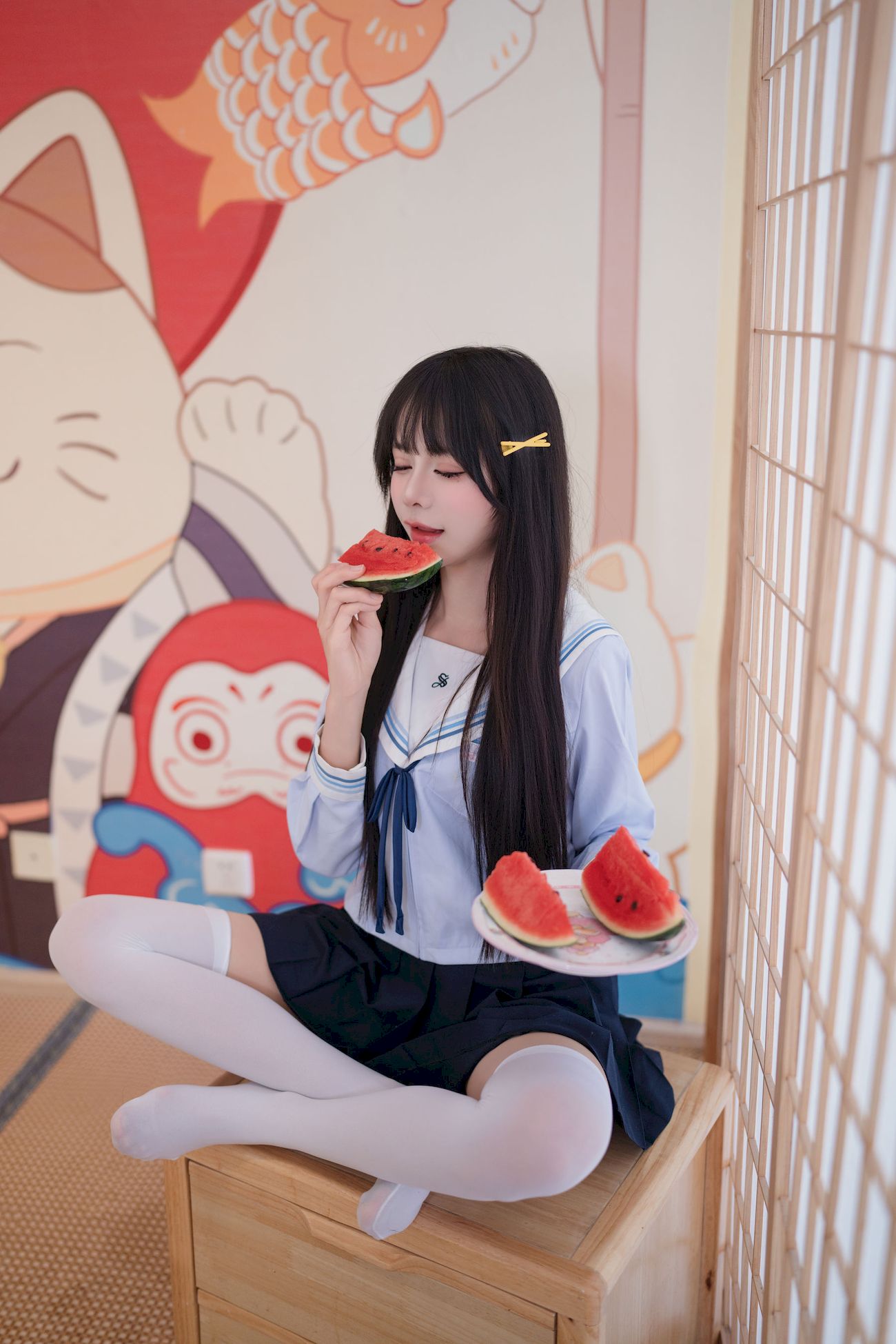 吃了个迟夏日呓语主题写真