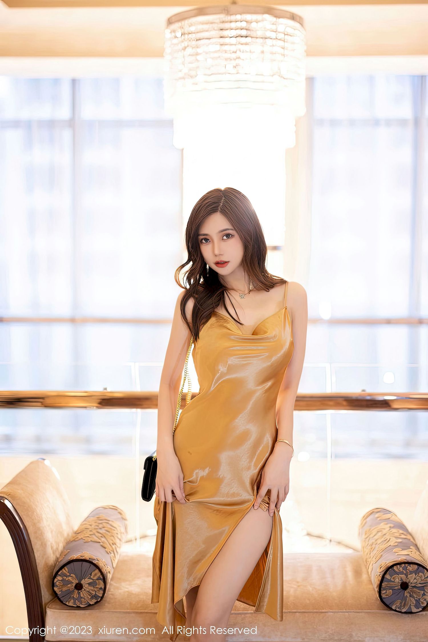 绮里嘉ula - 吊带长裙+修长美腿江浙沪旅拍