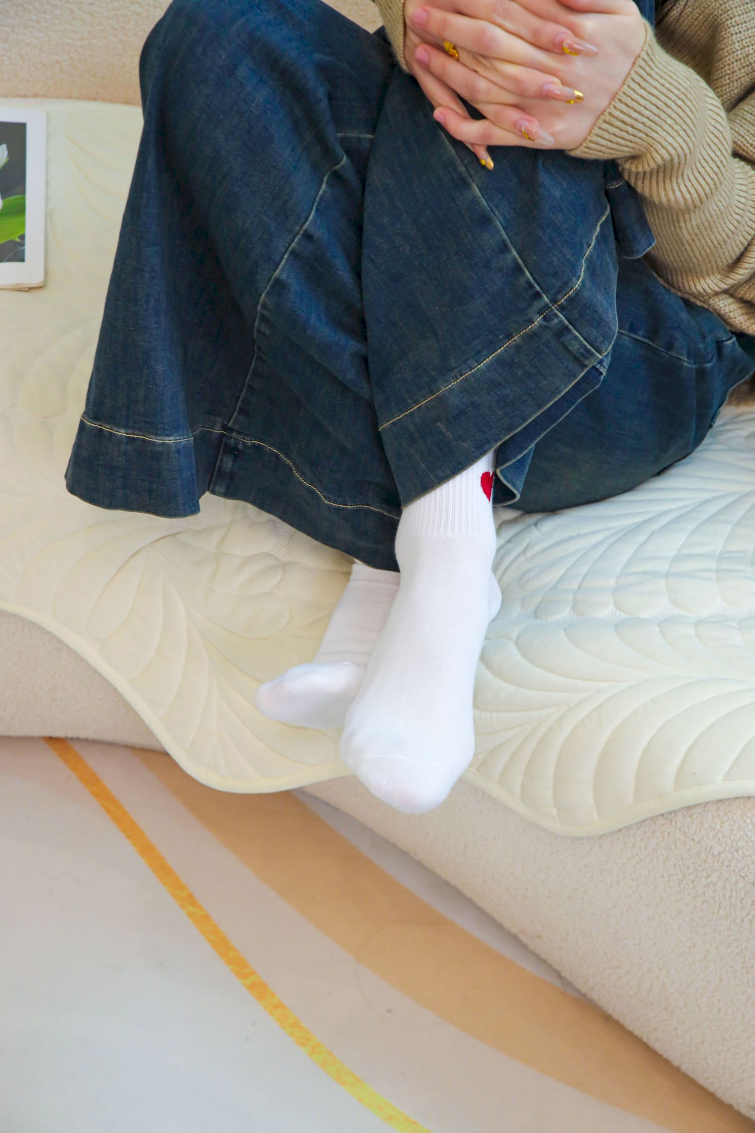 绮梦摄影模特小宇毛衣牛仔裤休闲写真