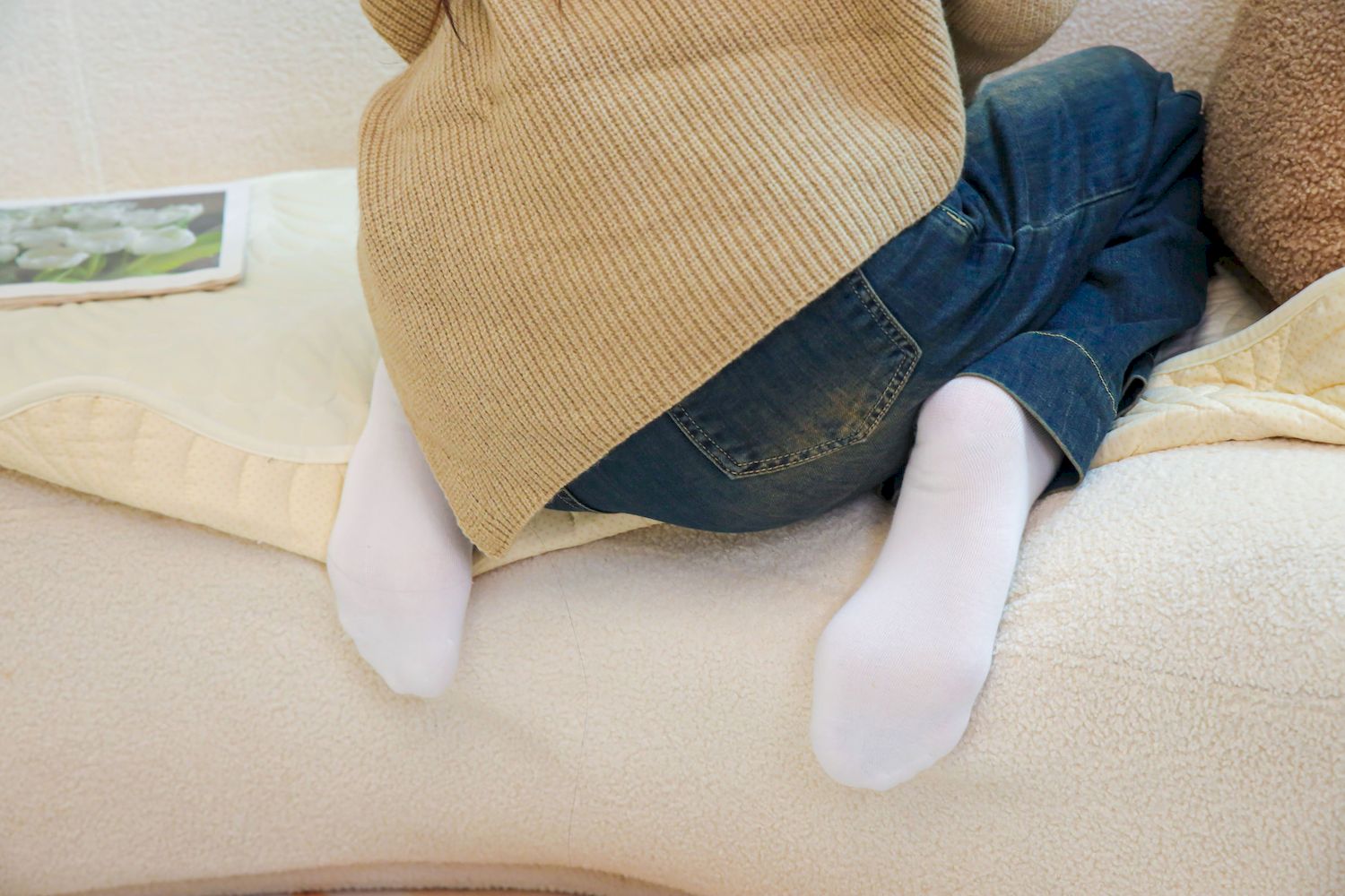 绮梦摄影模特小宇毛衣牛仔裤休闲写真