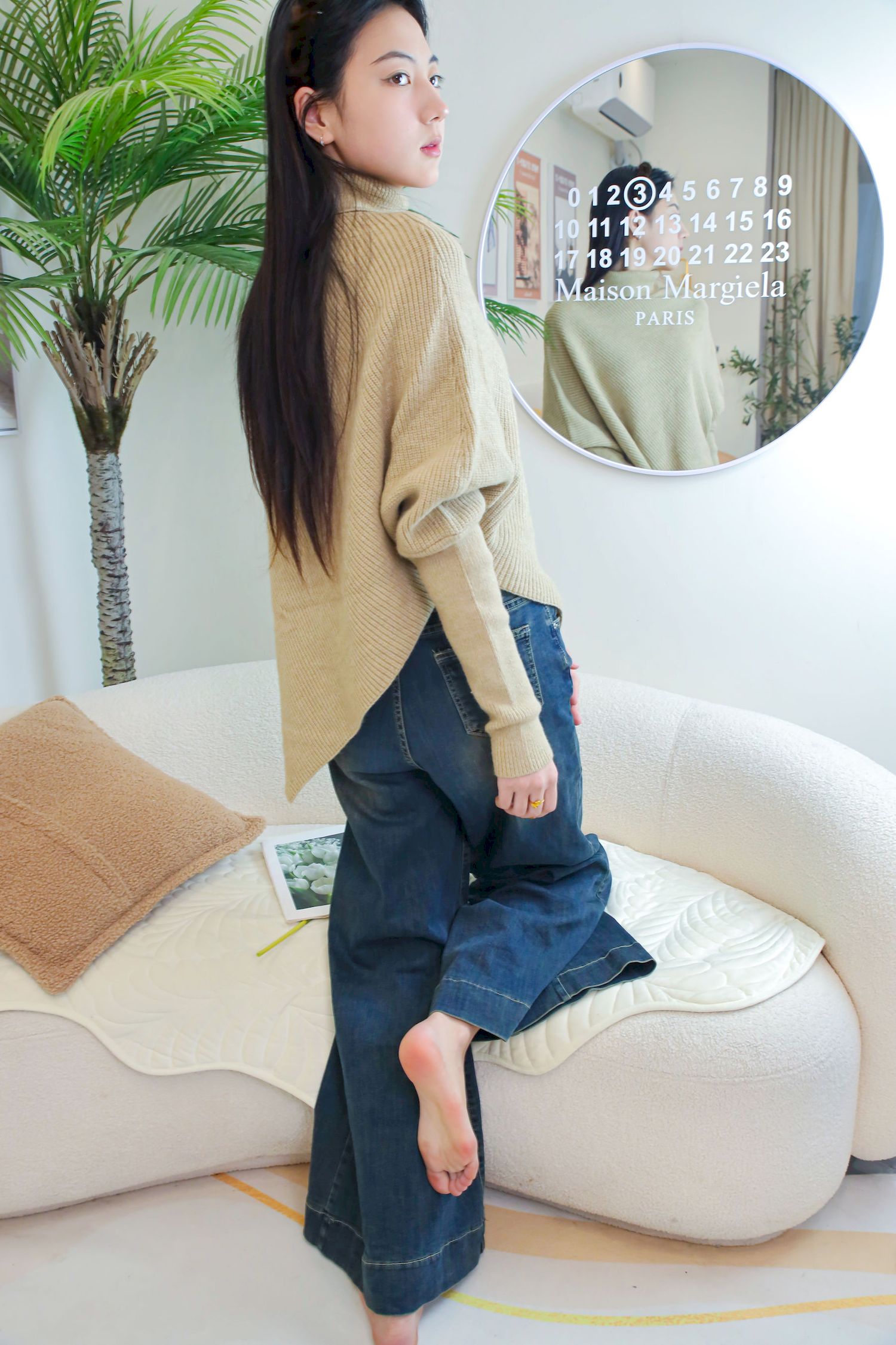 绮梦摄影模特小宇毛衣牛仔裤休闲写真