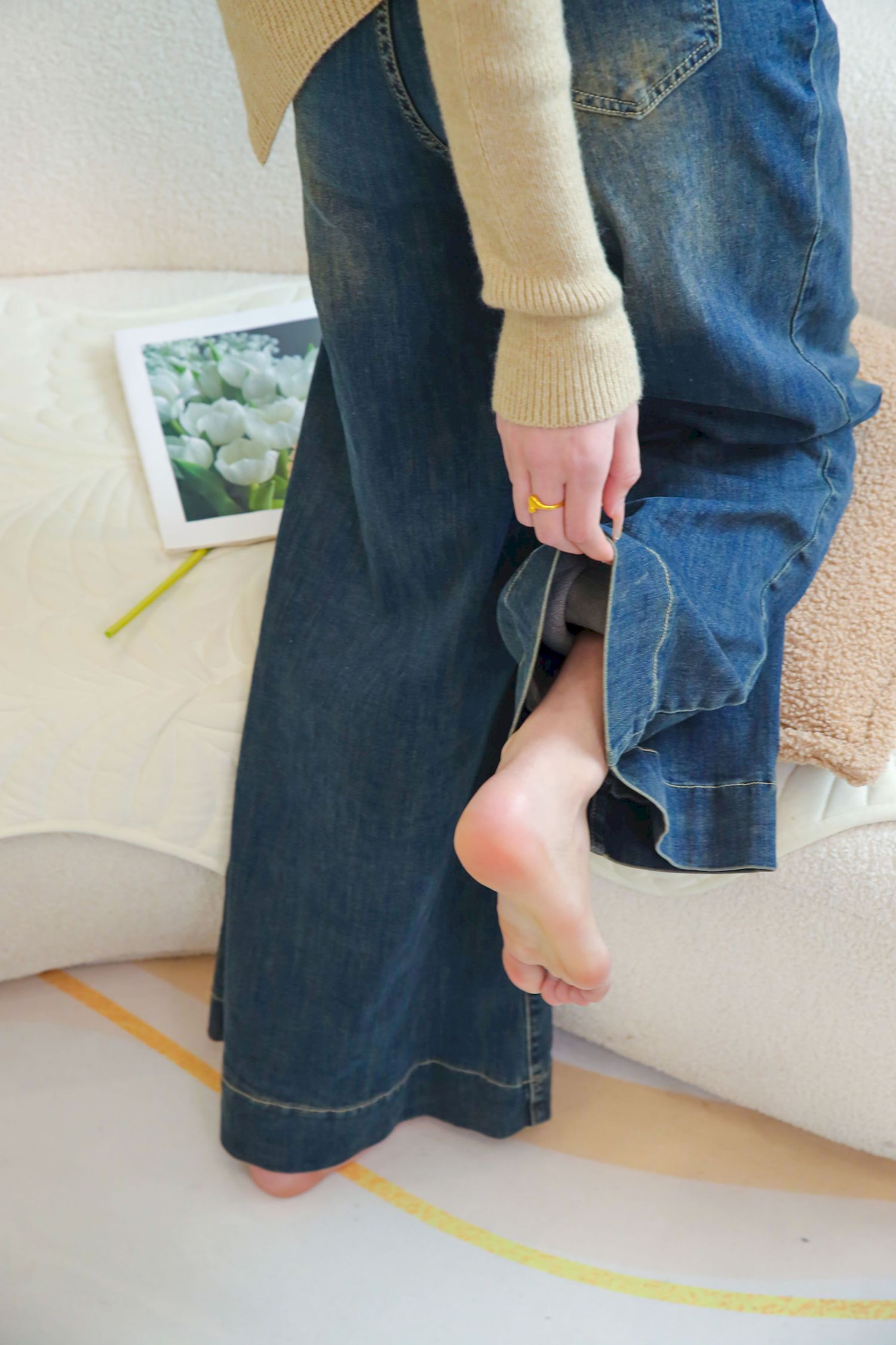 绮梦摄影模特小宇毛衣牛仔裤休闲写真