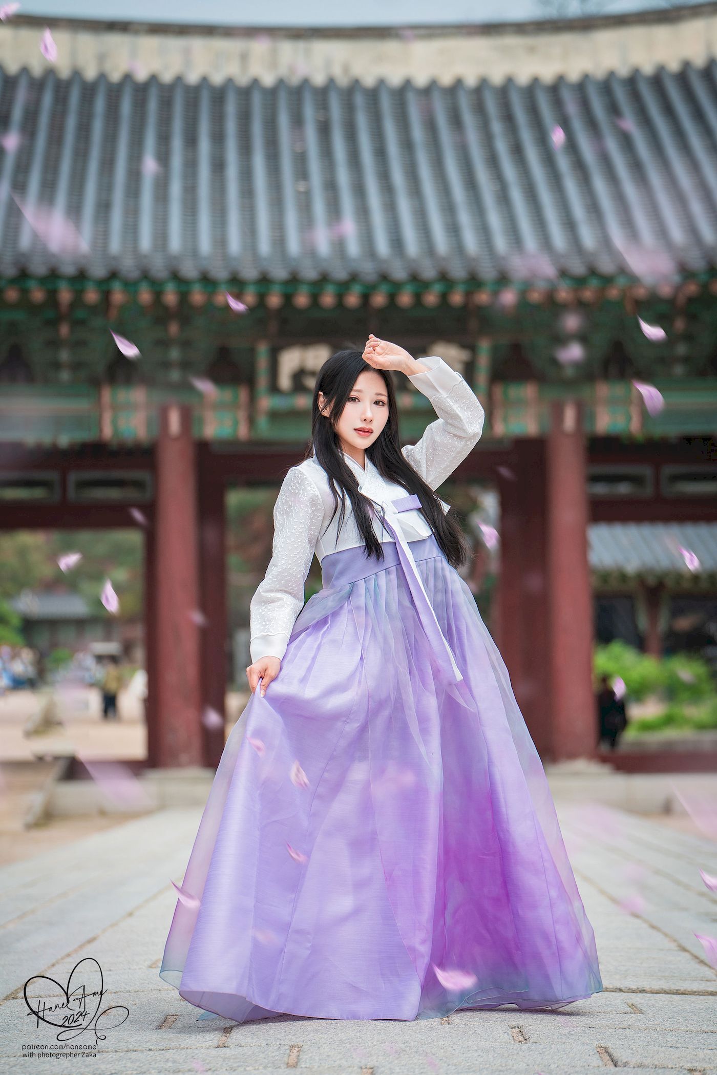 韩服美女雨波HaneAme