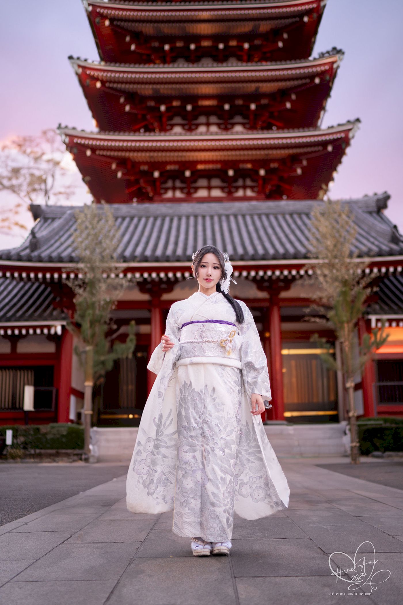 雨波HaneAme银色和服新春特辑