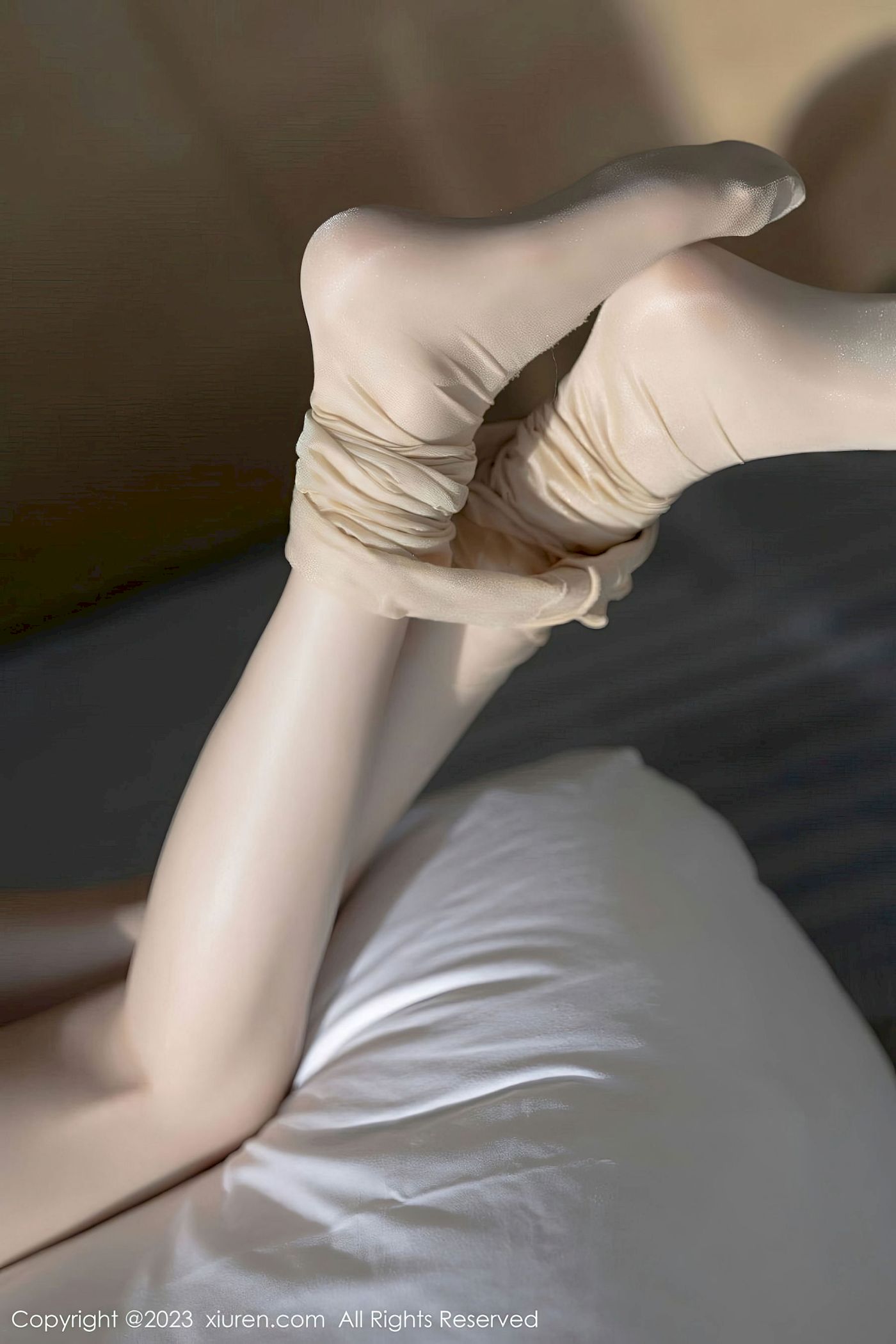 林星阑 - 短款旗袍+原色丝袜海南旅拍