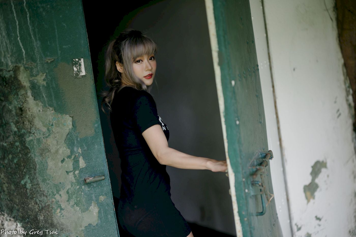 凯云黑裙美腿巧语嫣然运动风写真