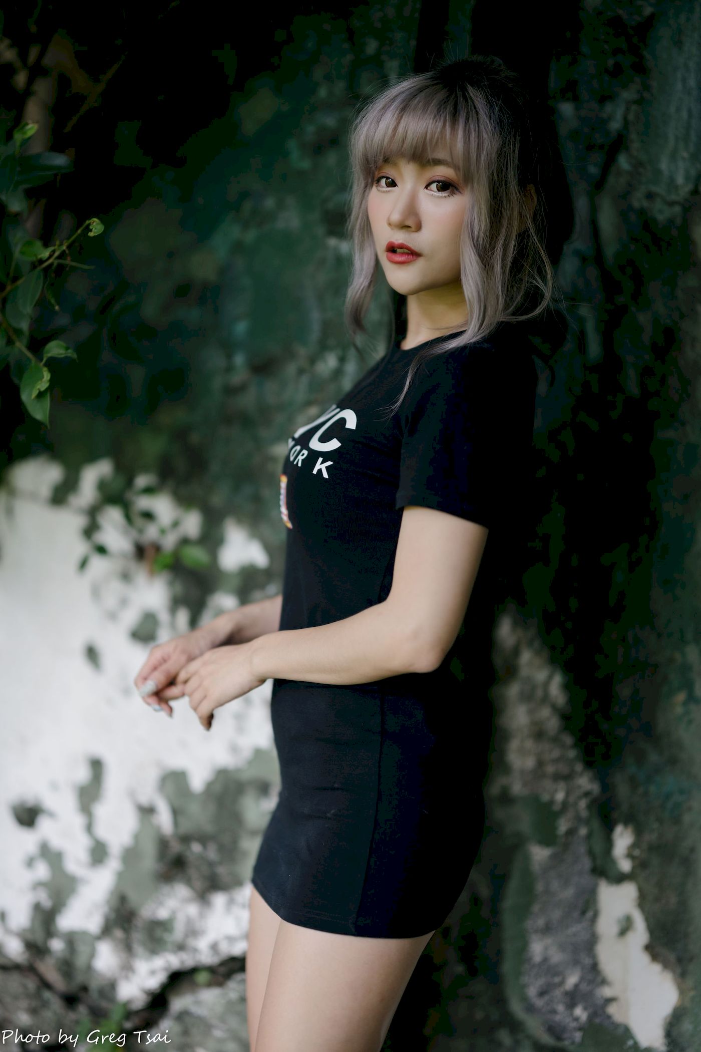 凯云黑裙美腿巧语嫣然运动风写真