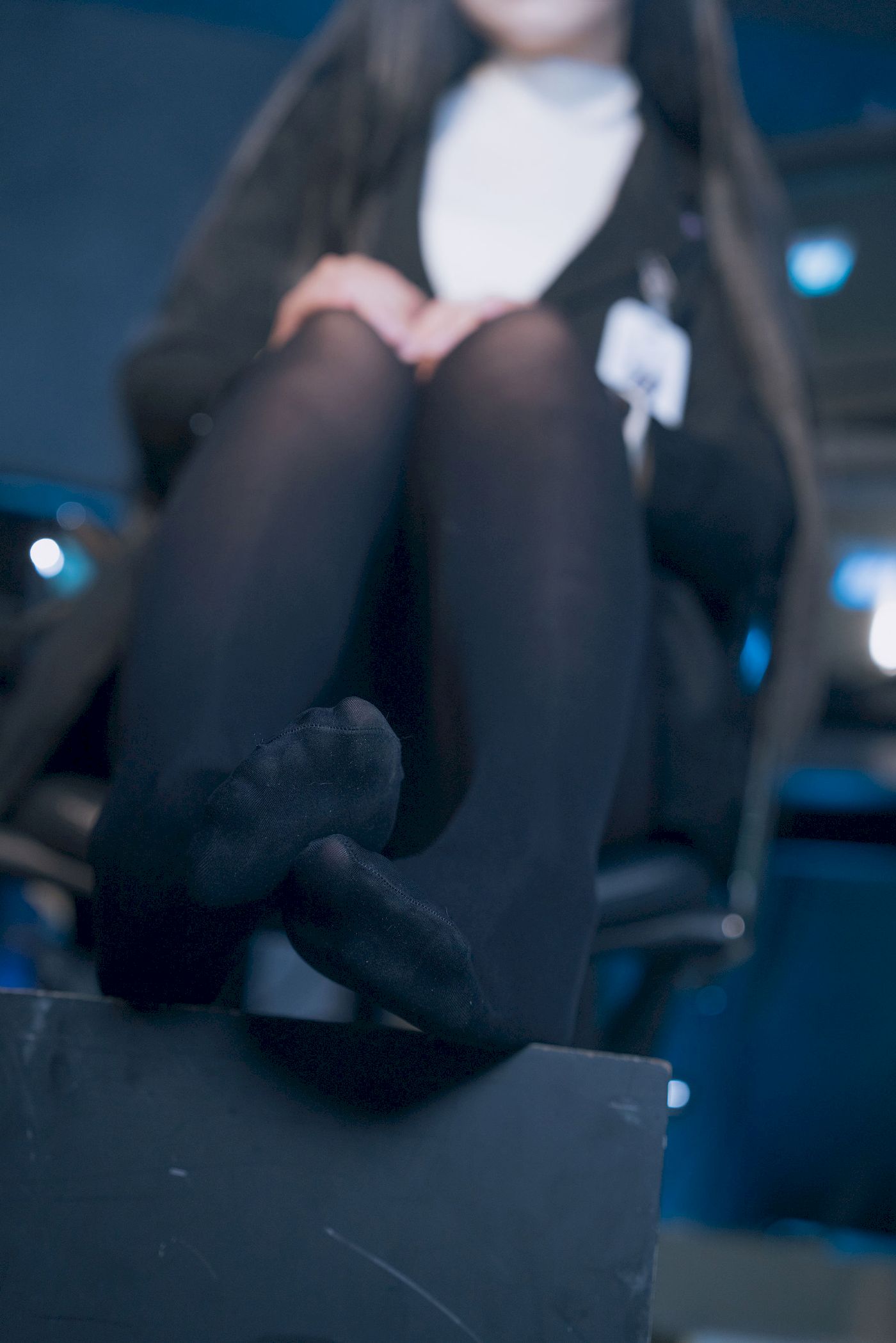 lunananya黑丝西装服饰COS蔚蓝档案调月莉音