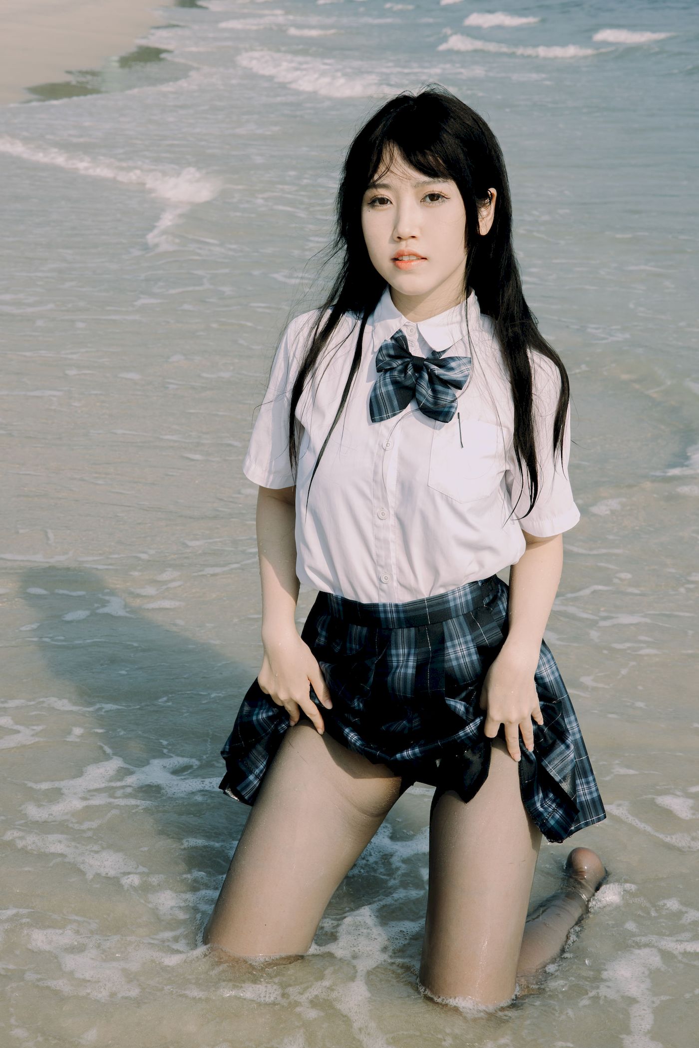 不呆猫学生装+JK制服妩媚写真