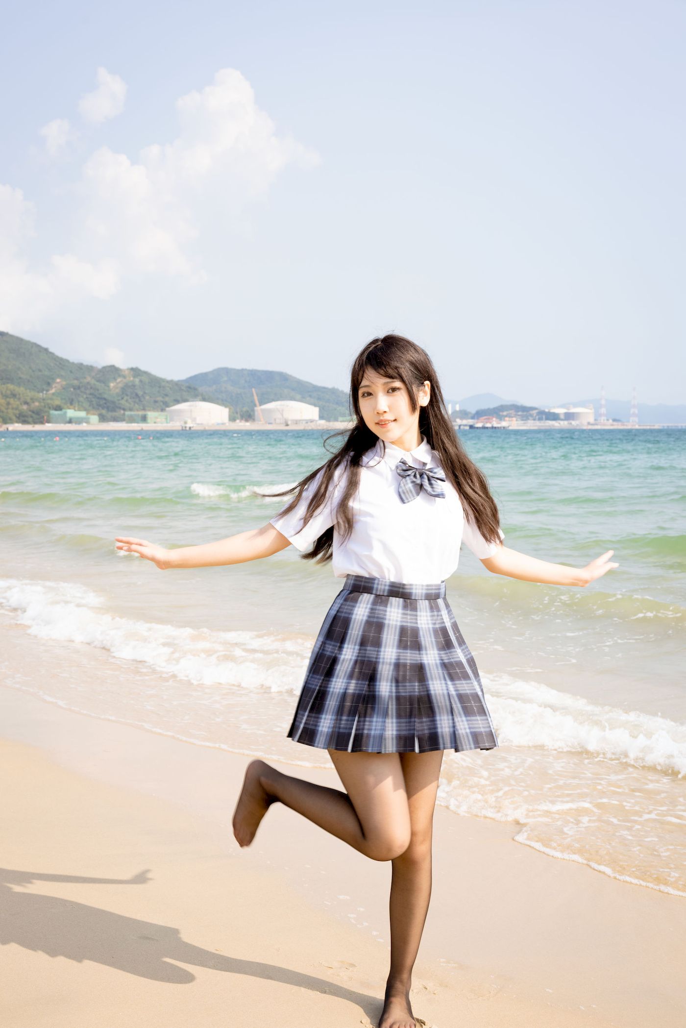 不呆猫学生装+JK制服妩媚写真