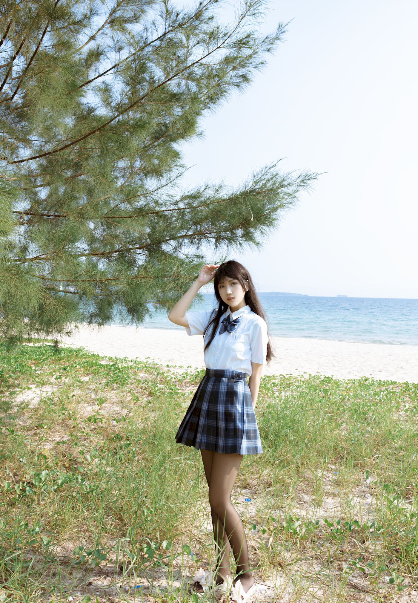 不呆猫学生装+JK制服妩媚写真