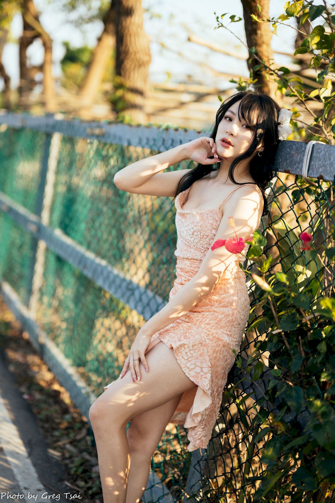 Ashley暖色连衣裙阳光系列写真