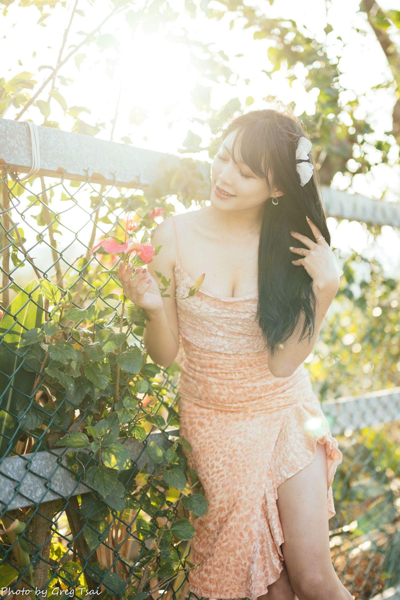 Ashley暖色连衣裙阳光系列写真