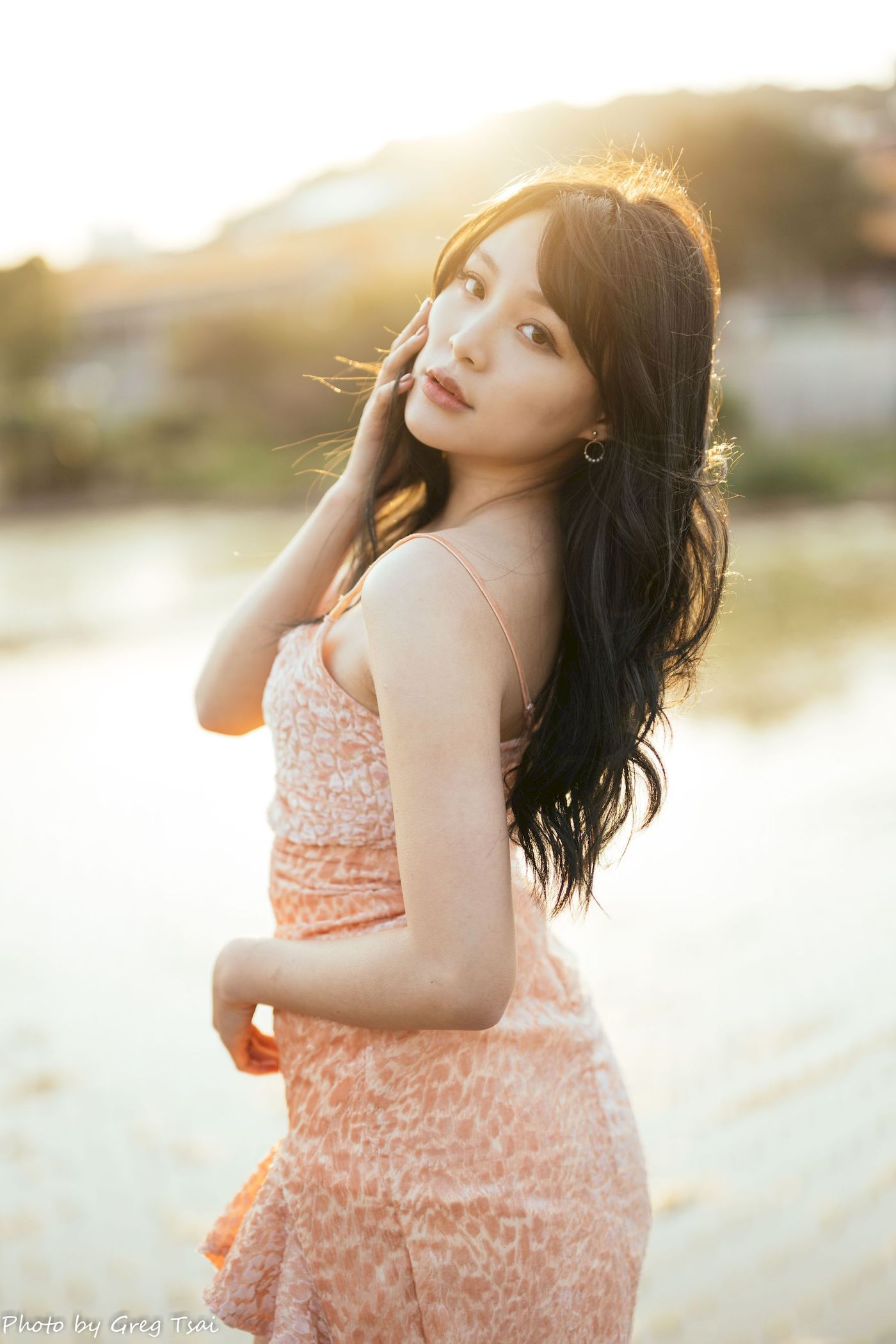 Ashley暖色连衣裙阳光系列写真