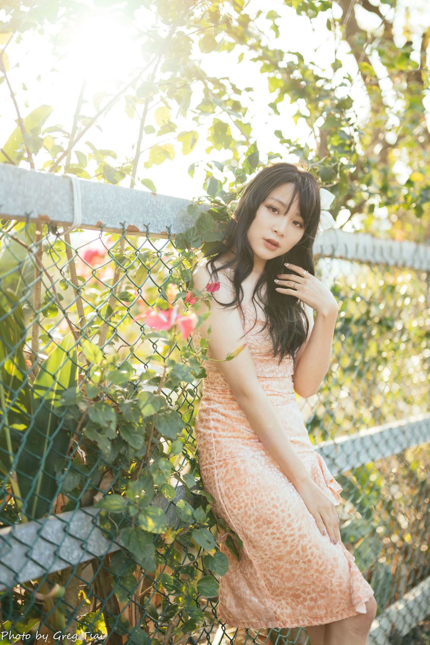 Ashley暖色连衣裙阳光系列写真