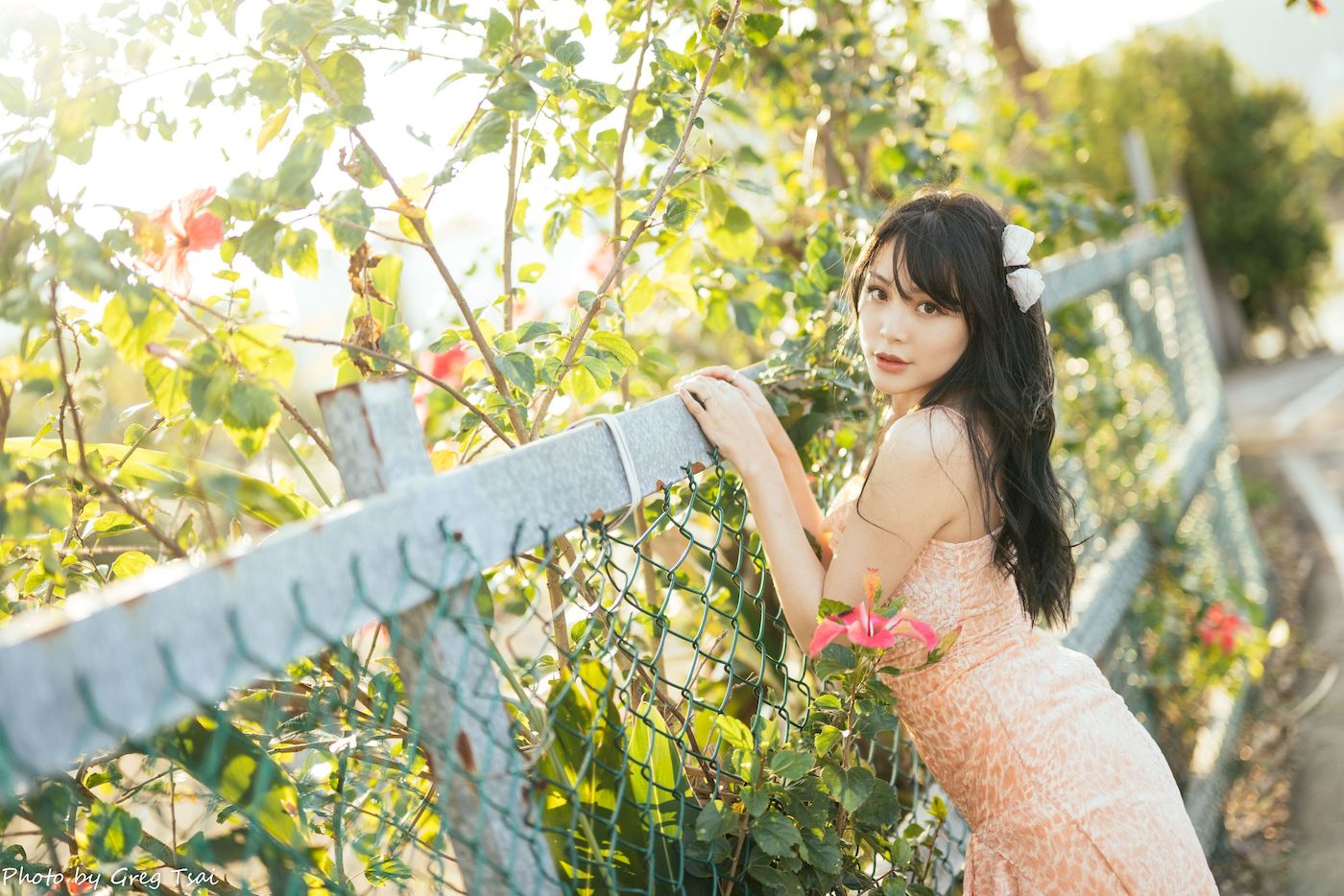 Ashley暖色连衣裙阳光系列写真