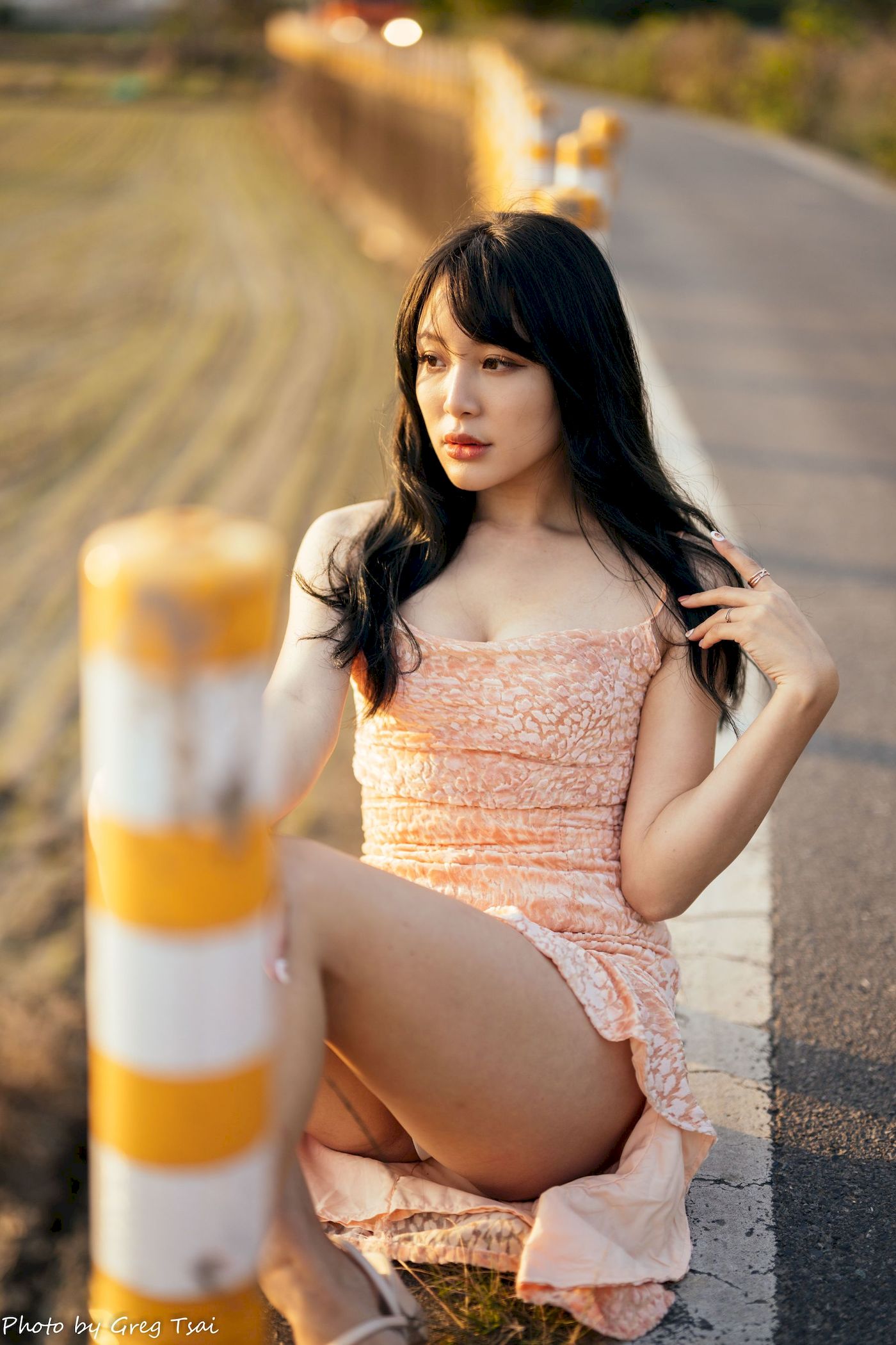 Ashley暖色连衣裙阳光系列写真