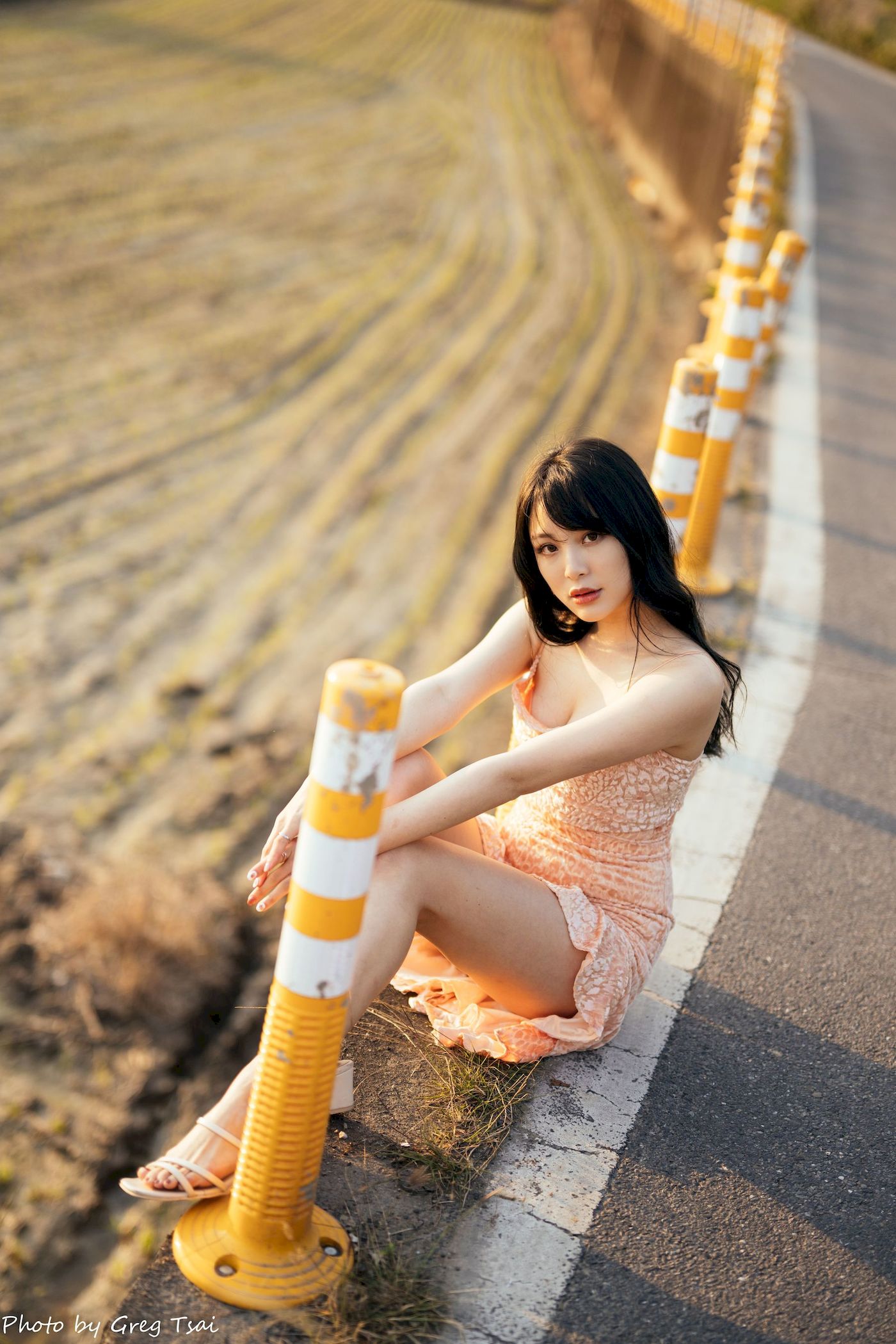 Ashley暖色连衣裙阳光系列写真