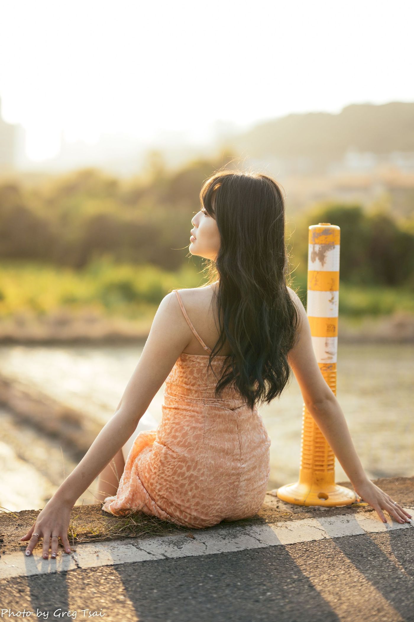 Ashley暖色连衣裙阳光系列写真