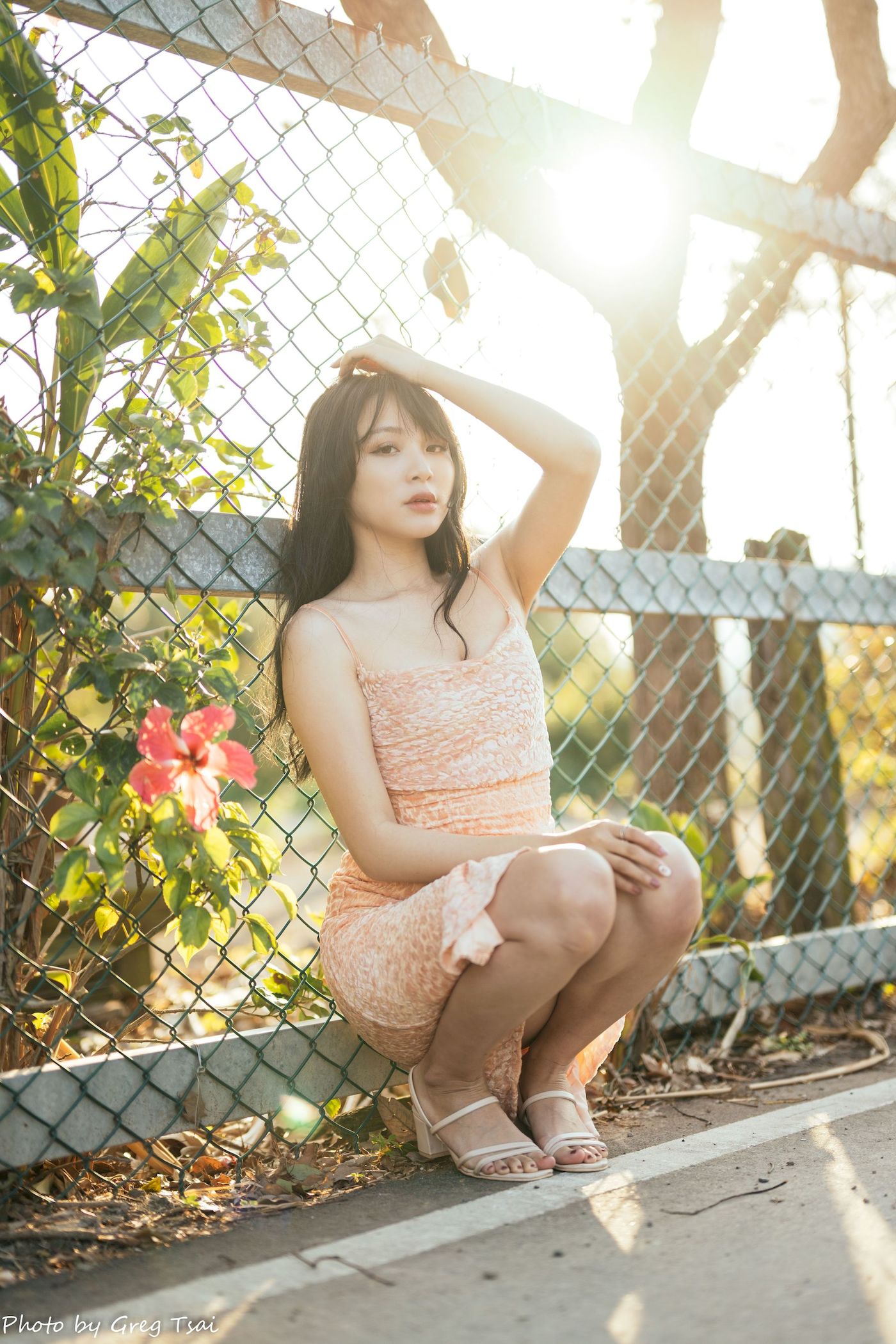 Ashley暖色连衣裙阳光系列写真