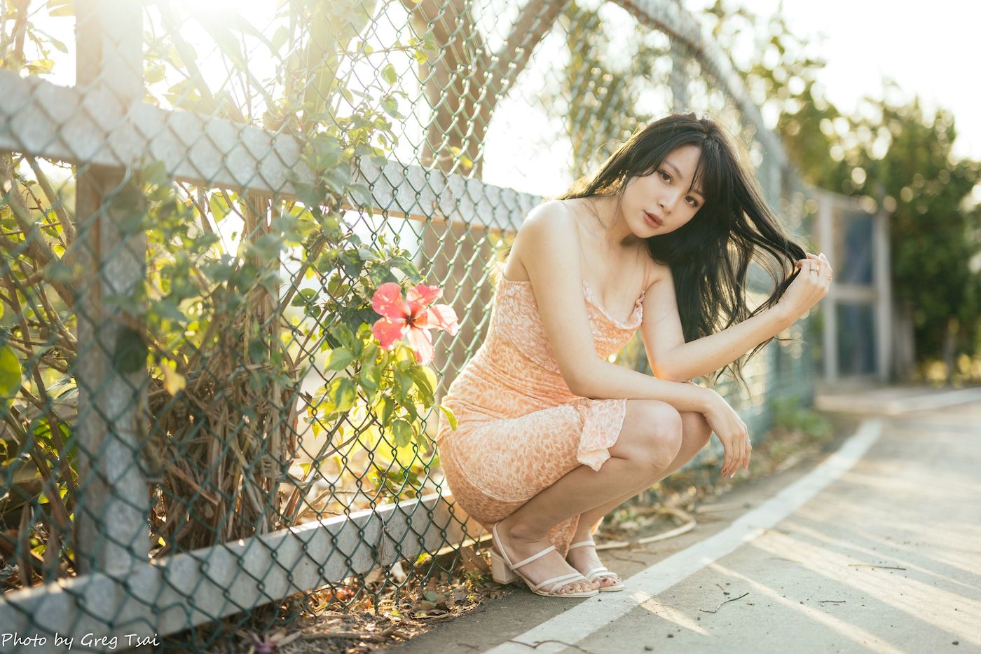 Ashley暖色连衣裙阳光系列写真