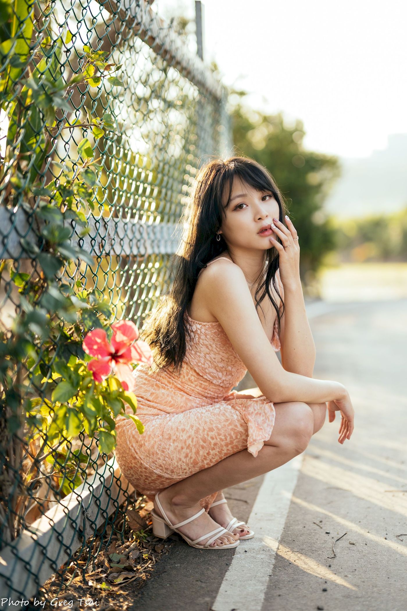 Ashley暖色连衣裙阳光系列写真