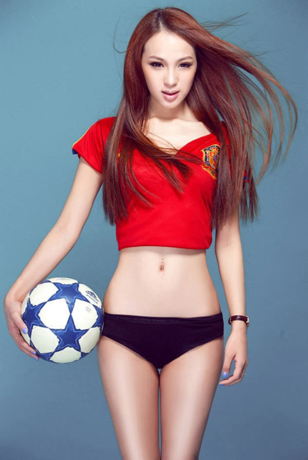 足球宝贝蛮腰长腿诱惑无限-御萝部落