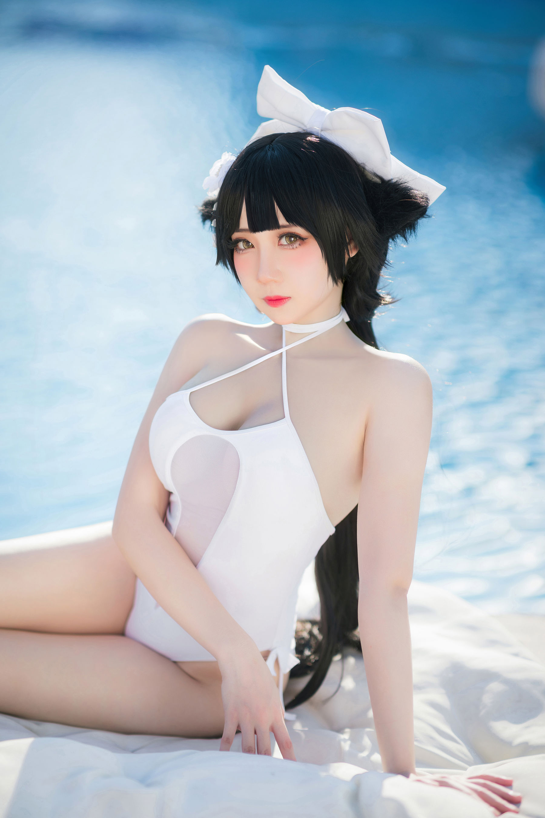 焖焖碳傲人身材泳装COS碧蓝航线高雄