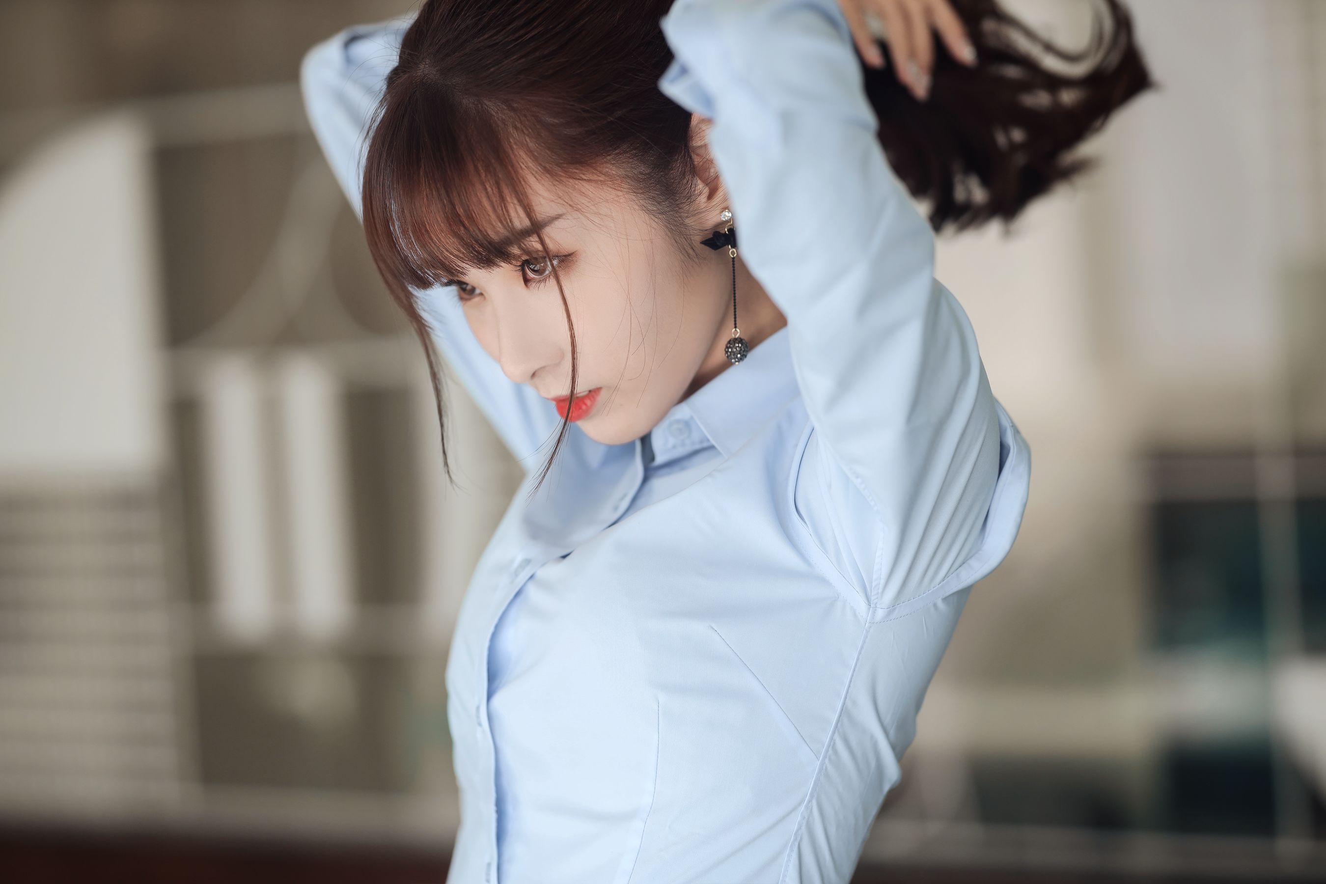 泥泥汝黑丝美腿搭配职场OL白领主题写真